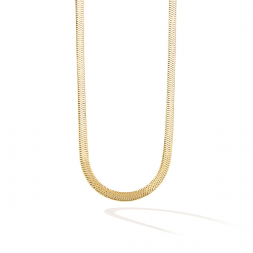 The 5th Avenue Snake Chain Choker-Yellow Gold